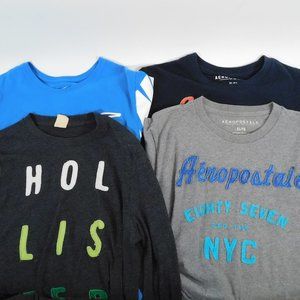 4 T-Shirts XL Aeropostale Hollister CL3169 0420